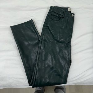 Wilfred Melina Straight Leather Pants